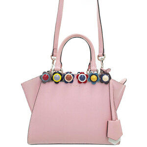 FENDI Trois Jours Handbag Flower Studs Bag